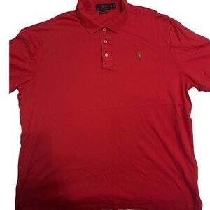Polo by Ralph Lauren Men's Classic Red Polo Shirt
